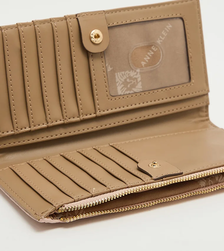 ANNE KLEIN  Anne Klein Textured Zippered Wallet for Women | Best Price UAE